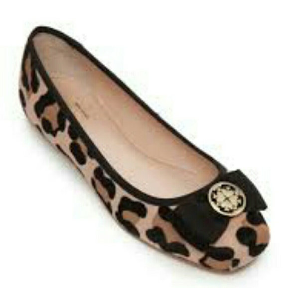 kate spade leopard print flats